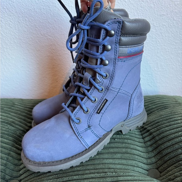 Womens CAT Steel Toe Boots - Picture 7 of 7